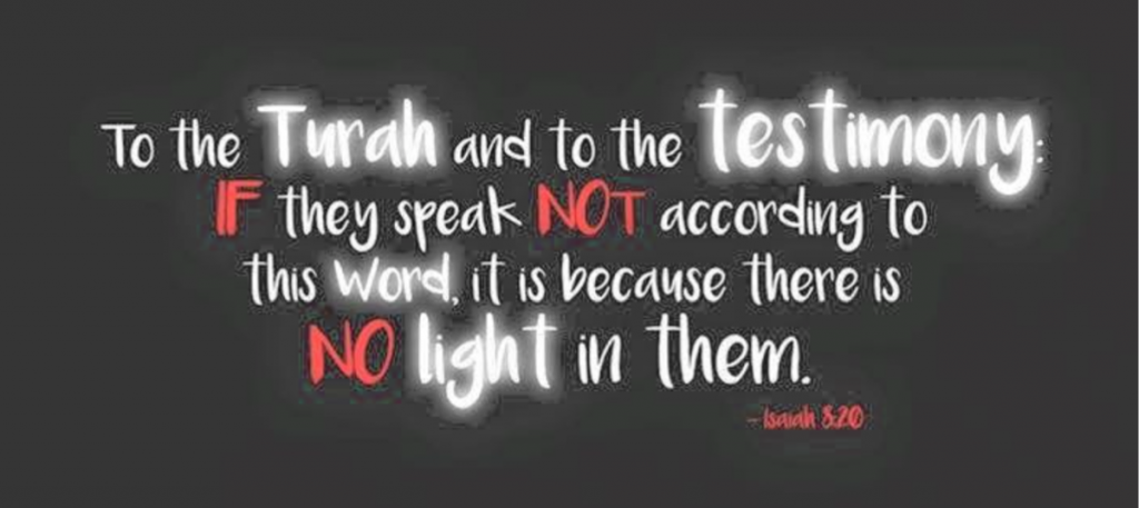To the TuWRaH and to the Testimony 2